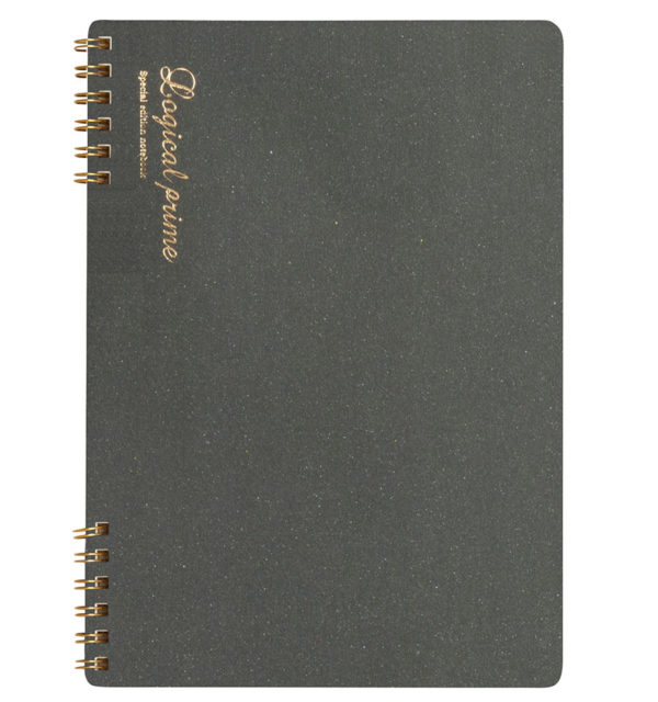Taccia A5 Grey Ringed Logical Prime Notebook