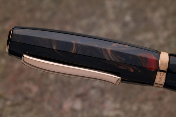 Scribo FEEL Blu Califfo Rose Gold Clip