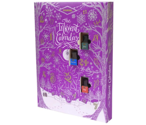Diamine Inkvent Calendar 2023 Purple Cover