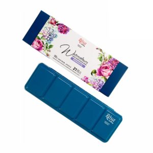 Rosa Watercolours Romantic Set of 21 Box With Tin